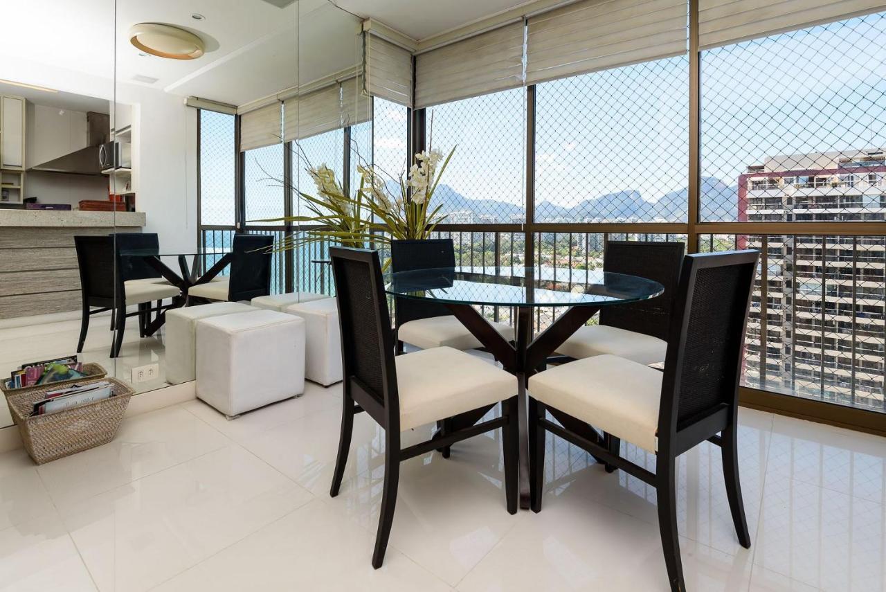 리오데자네이루 Omar Do Rio - Lc 1203 Moderno 2Qts Beira-Mar, Com Vista E Piscina, Academia, Quadra De Esportes E Smart Tv 아파트 외부 사진