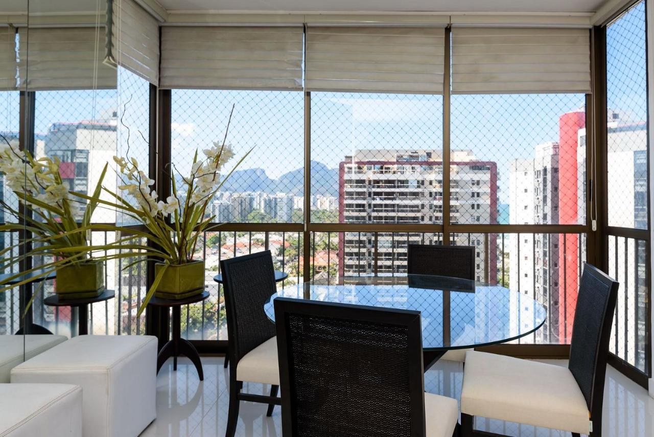 리오데자네이루 Omar Do Rio - Lc 1203 Moderno 2Qts Beira-Mar, Com Vista E Piscina, Academia, Quadra De Esportes E Smart Tv 아파트 외부 사진