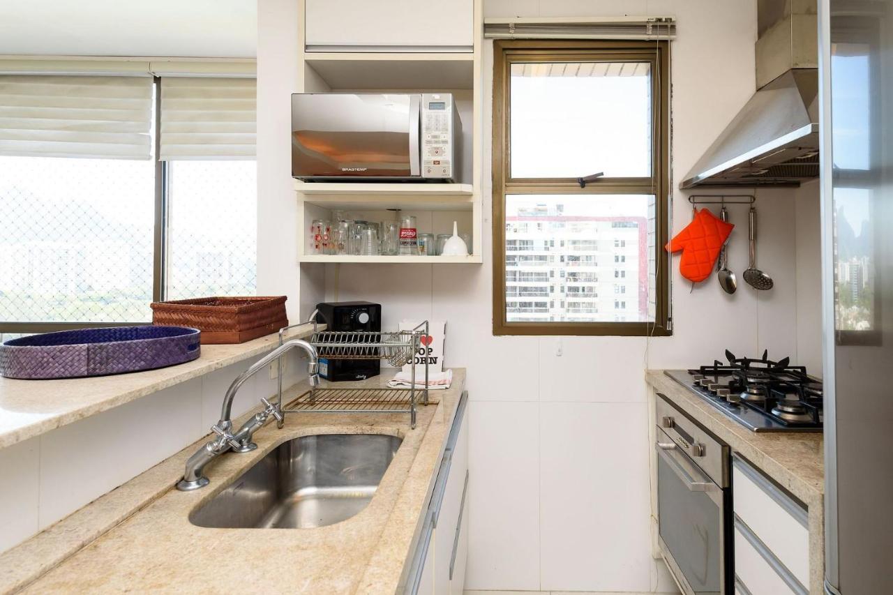 리오데자네이루 Omar Do Rio - Lc 1203 Moderno 2Qts Beira-Mar, Com Vista E Piscina, Academia, Quadra De Esportes E Smart Tv 아파트 외부 사진